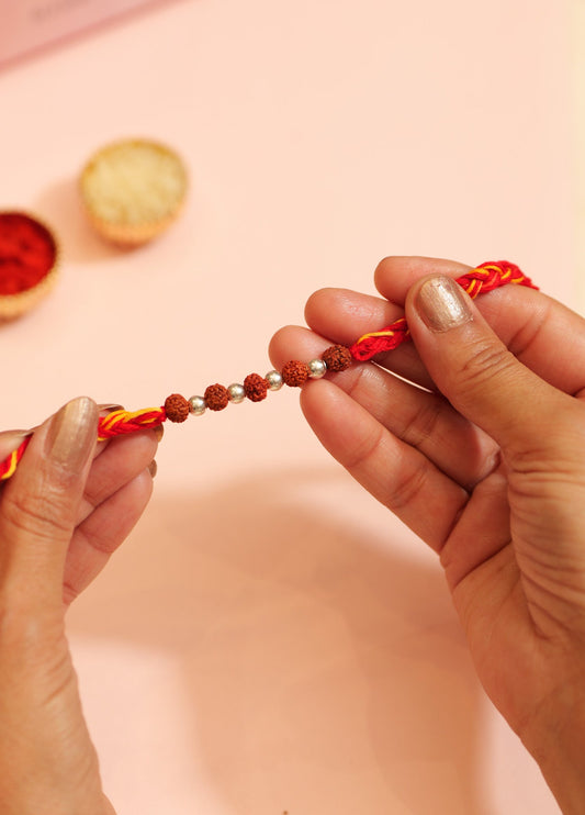 Aadhya Rudraksha Blessing Rakhi