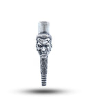 Invictus Luxury Silver Hookah Mouth Tip Pipe