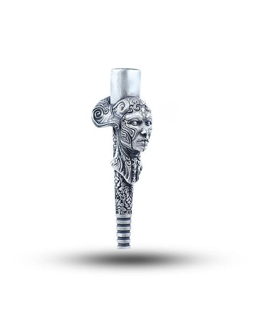 Royal Queen Luxury Silver Hookah Mouth Tip Pipe