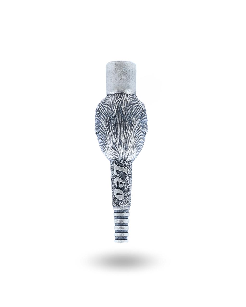 Lion Luxury Silver Hookah Mouth Tip Pipe