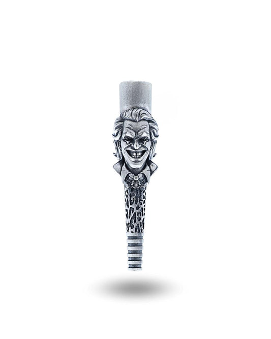 Joker Trickster Silver Hookah Mouth Tip Pipe