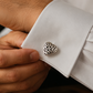 Anokhi Midnight Heart Cufflinks