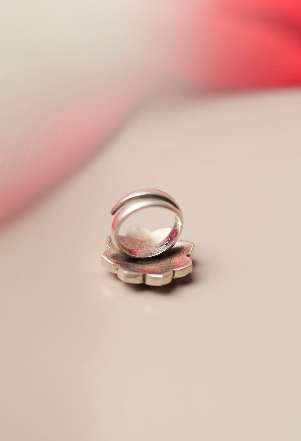 Ruhani Ruby Floral Ring
