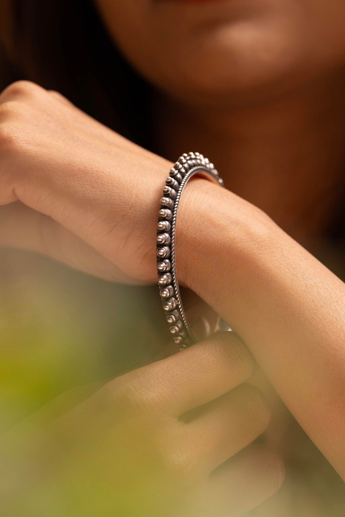 Aadhya Classic Carved Sequence Bangle