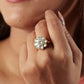 Gulbahar Kundan Floral Ring