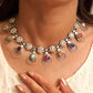 Anokhi Navratan Pearl Cascade Necklace