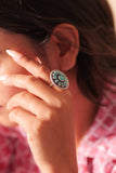 Anokhi Intricate Floral Turquoise Ring
