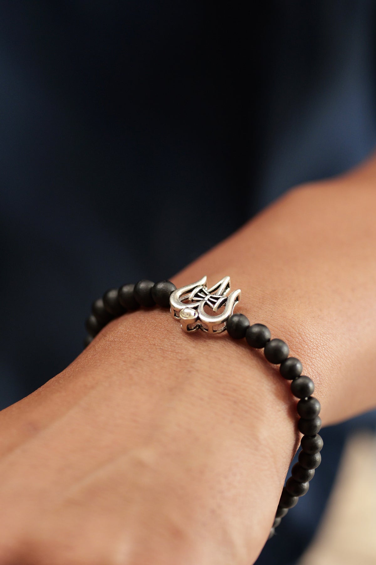 Shiva Trishul Karungali Bracelet