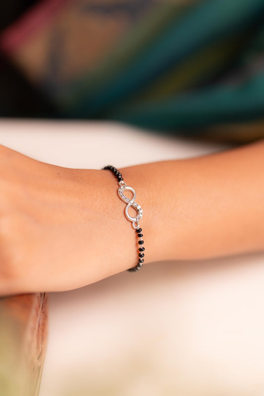 Aadhya Infinity Grace Mangalsutra Bracelet