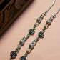 Anokhi Double Rose Flower Chain Anklet Pair