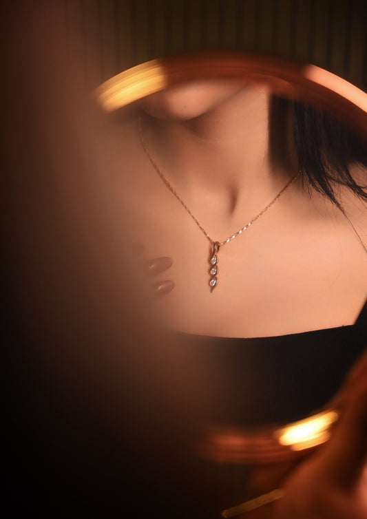 Rose Twirl Elegance Necklace