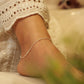 Aadhya Dainty Bead Snake Anklet