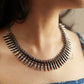 Aadhya Ruby Beaded Spike Necklace