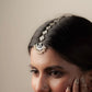 Celestial Kundan Chaandphool Pearl Maangtika