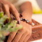 Navratna Floral Grace Bangle