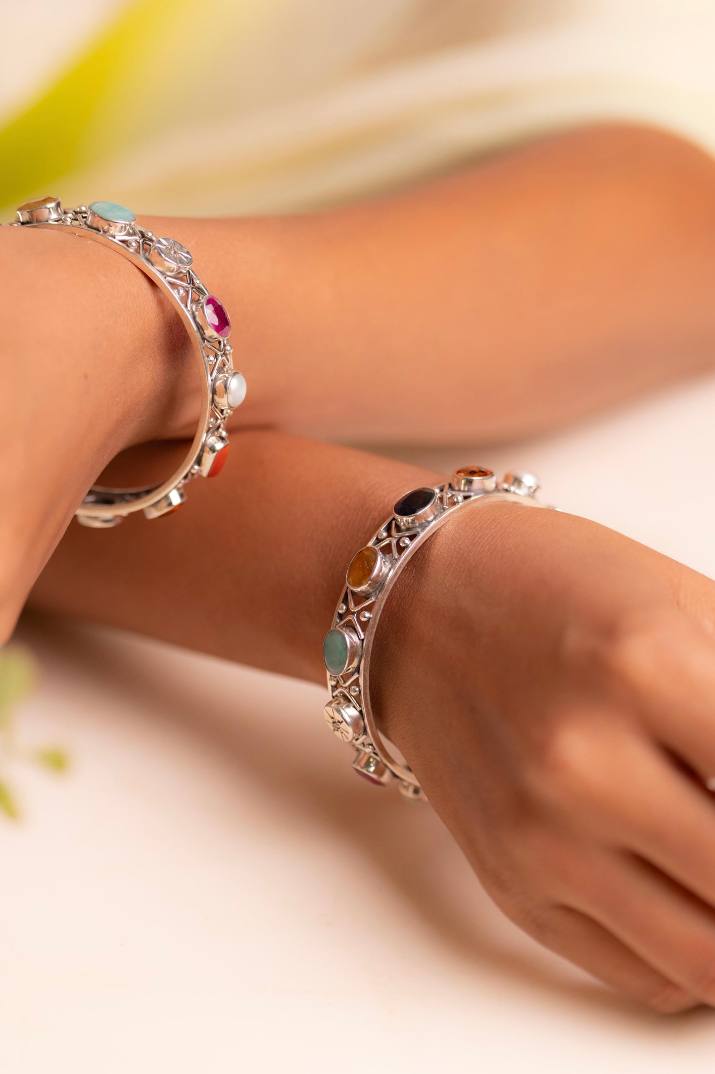 Navratna Jali Heritage Bangle