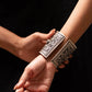 Anokhi Chitai Floral Motif Statement Handcuff