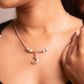 Celestial Crescent Drop Necklace