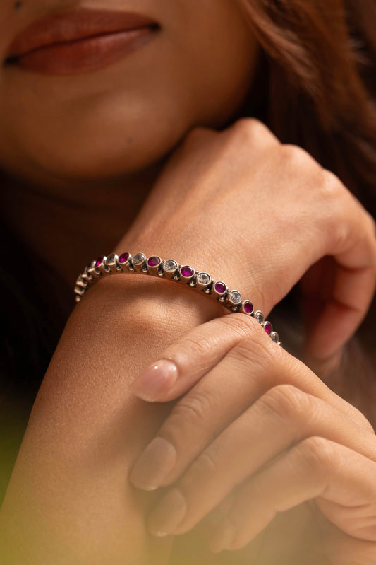Mishi Ruby Trail Bangle