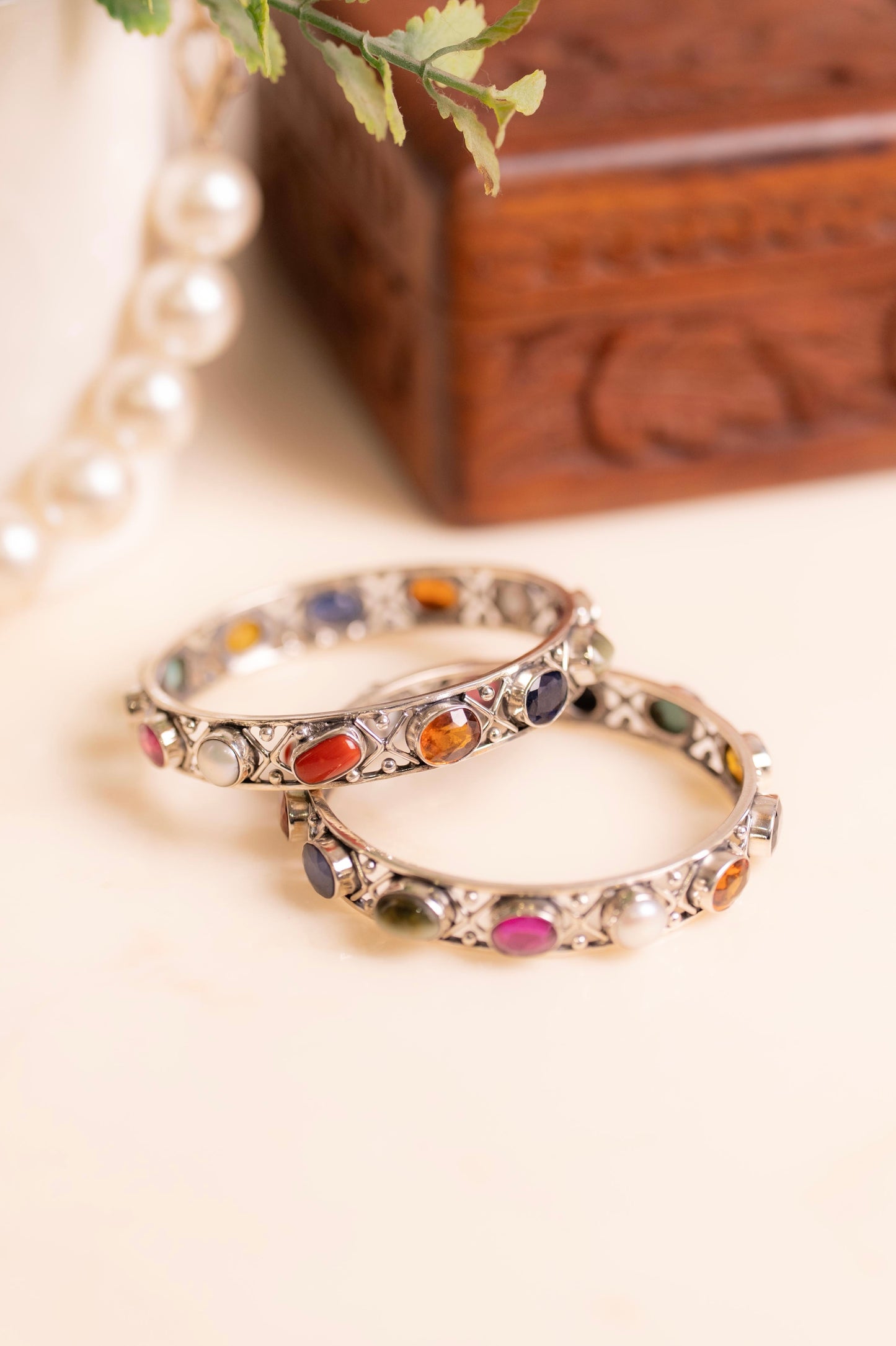 Navratna Jali Heritage Bangle