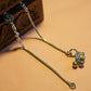 Anokhi Rose Flower Chain Anklet Pair
