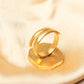 Mishi Ruby Kundan Square Ring