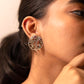 Mishi Navratan Floral Garden Earrings