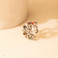Mishi Navratan Peacock Bloom Ring