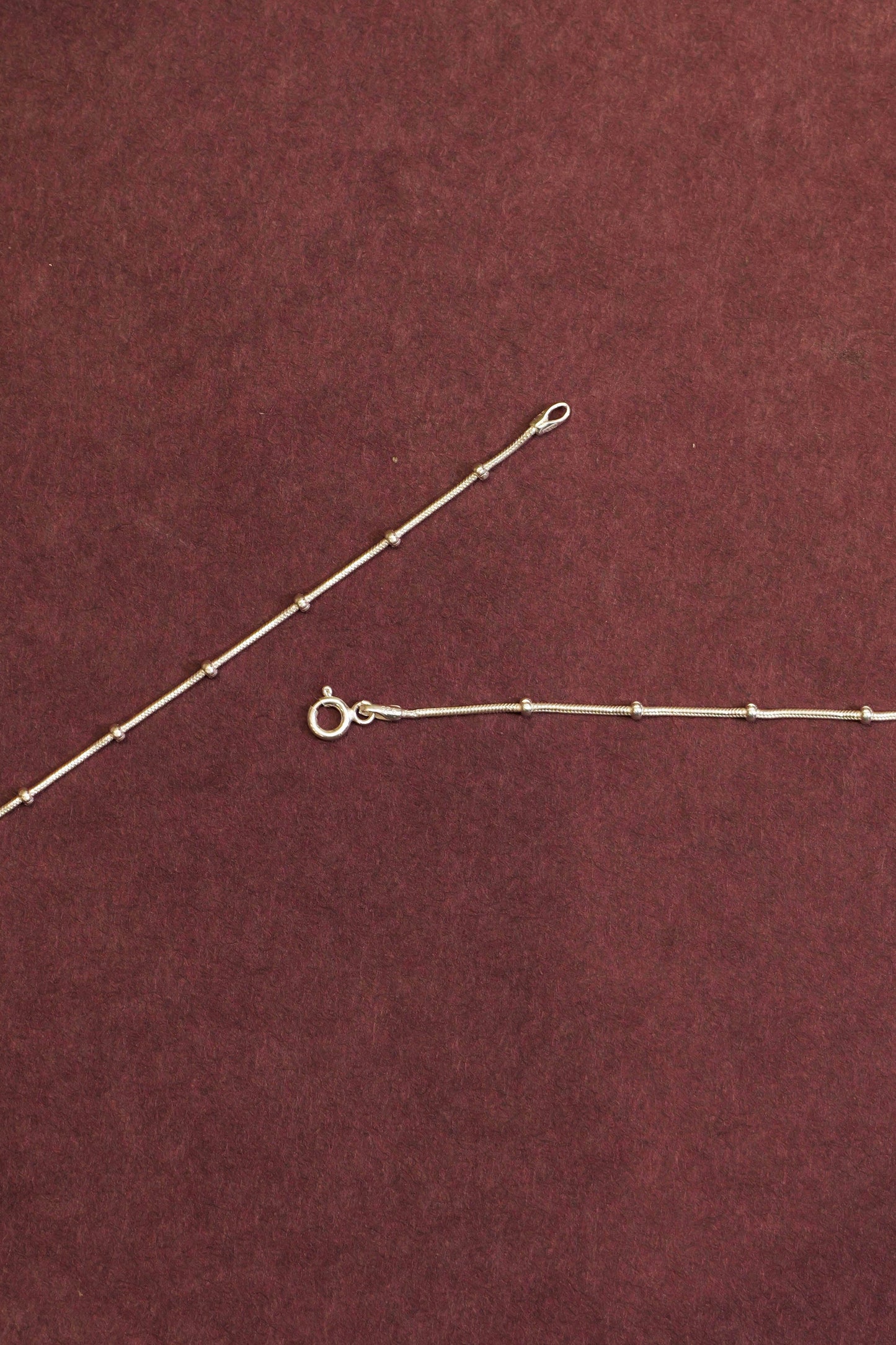 Aadhya Dainty Bead Snake Anklet