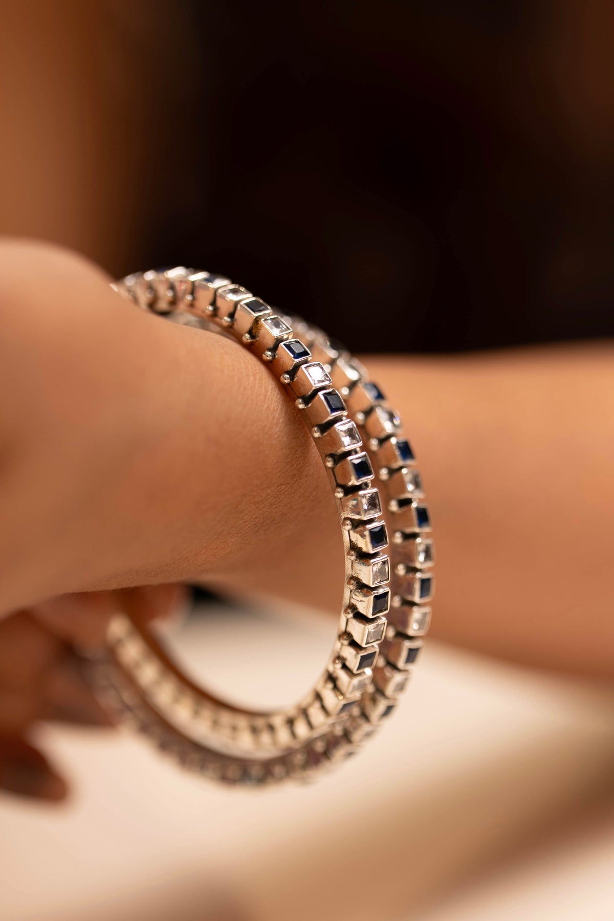 Mishi Sapphire Prism Bangle
