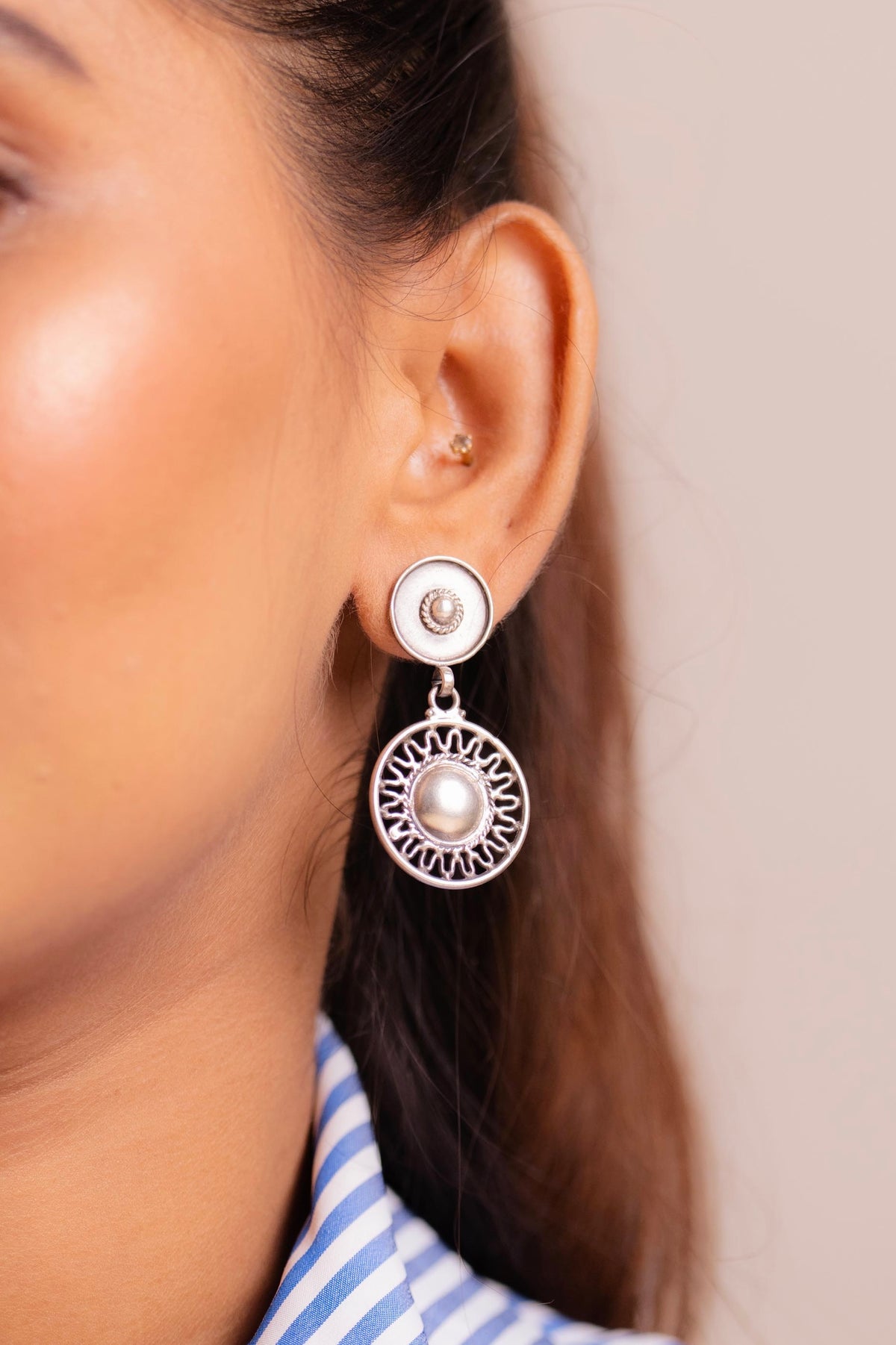 Anokhi Sunburst Drop Earring
