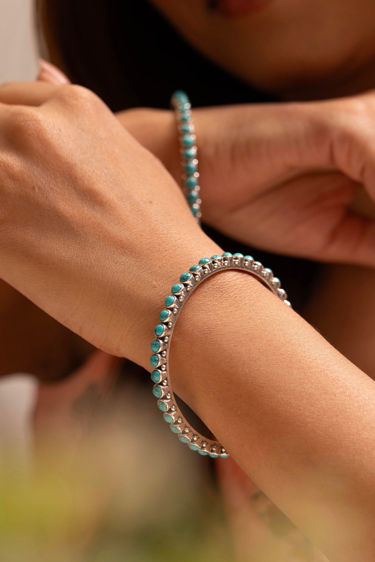 Mishi Turquoise Trail Bangle