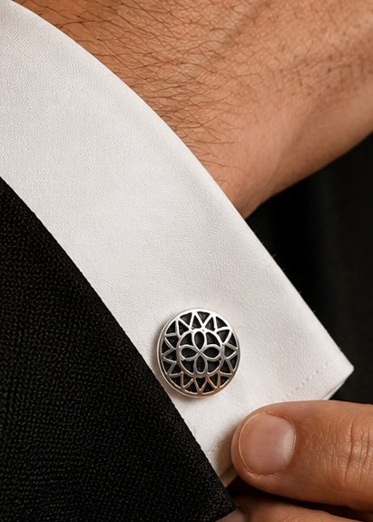 Anokhi Midnight Bloom Cufflinks
