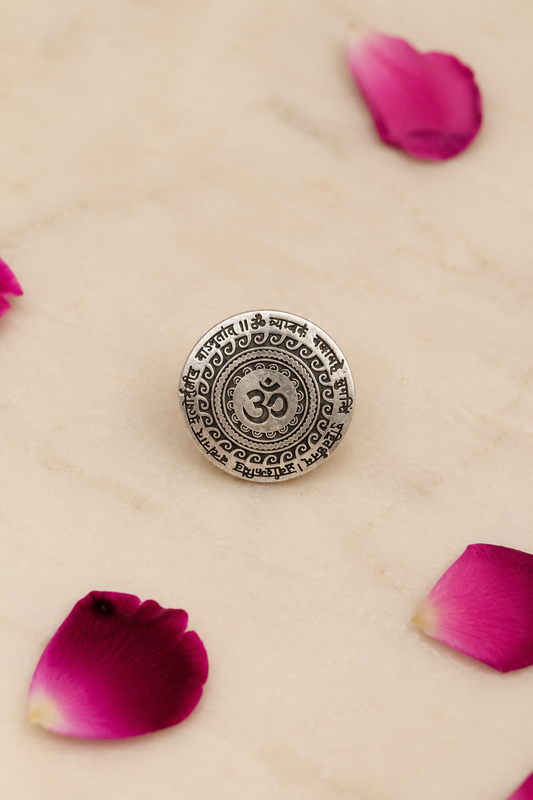 Aadhya Maha Mrityunjaya Om Ring