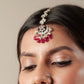 Ruby Celestial Kundan Chaandphool Maangtika