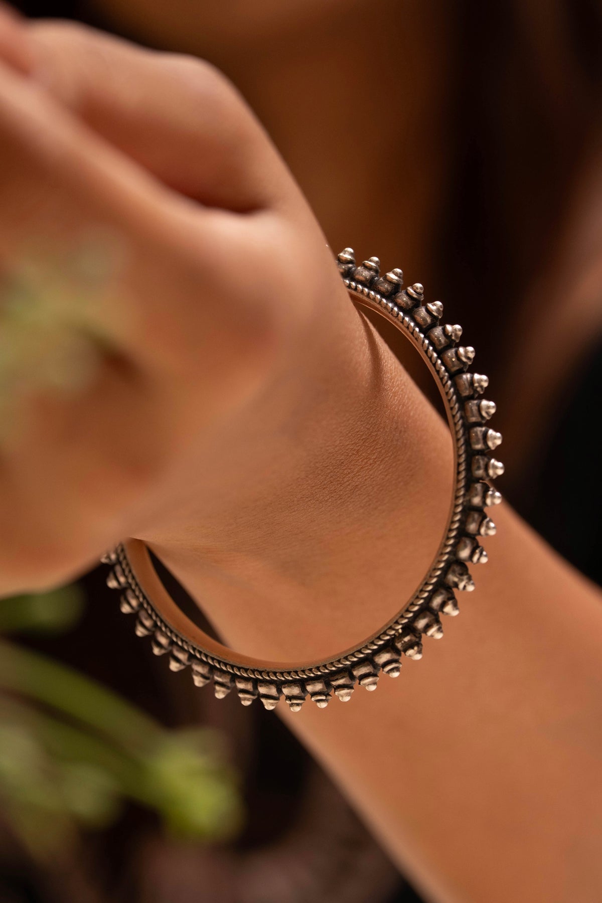 Aadhya Classic Carved Sequence Bangle