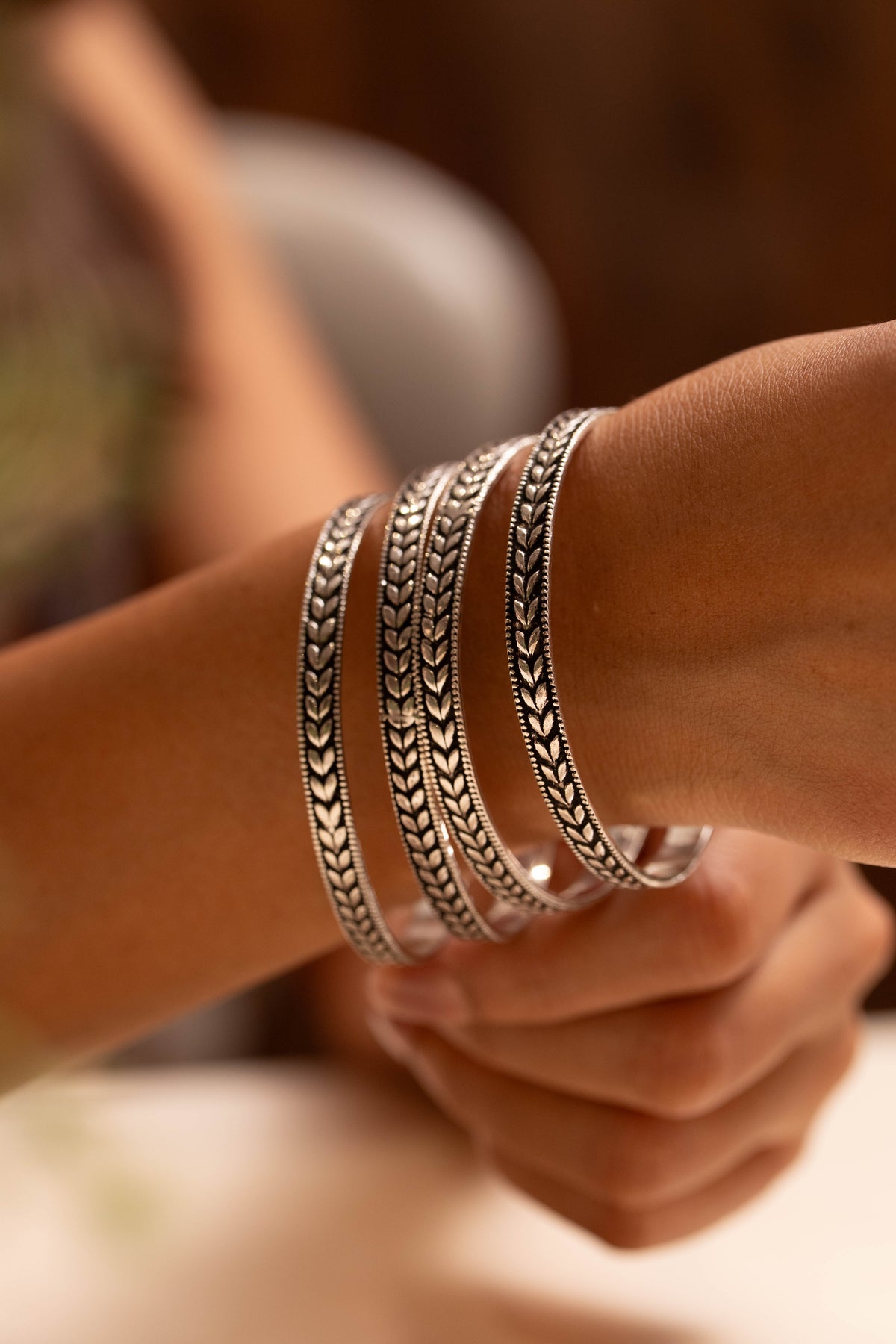 Aadhya Leaf Sequence Bangle