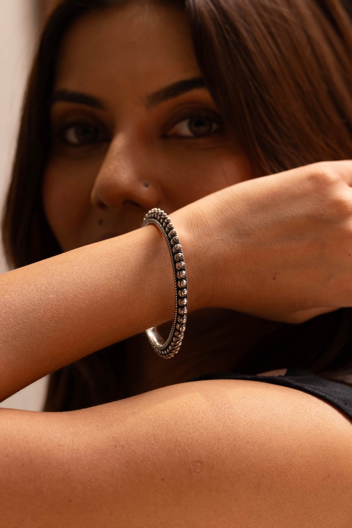 Aadhya Classic Carved Sequence Bangle