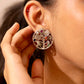 Mishi Navratan Floral Garden Earrings