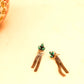 Anokhi Turquoise Petal Drop Earrings
