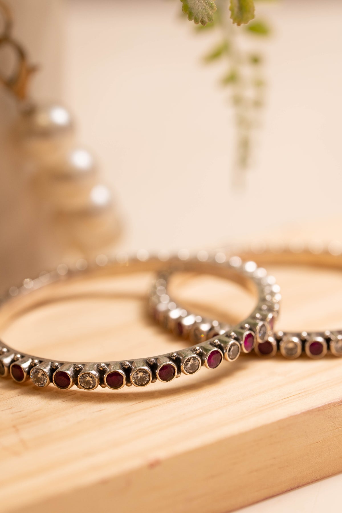 Mishi Ruby Trail Bangle