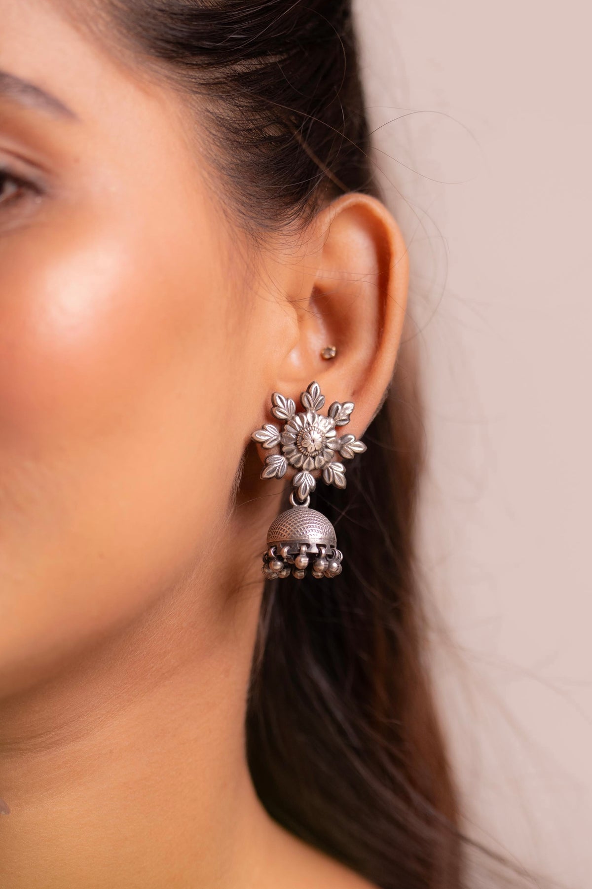 Mishi Flower Drop Jhumki