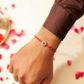 Aadhya Pink Floral Rakhi