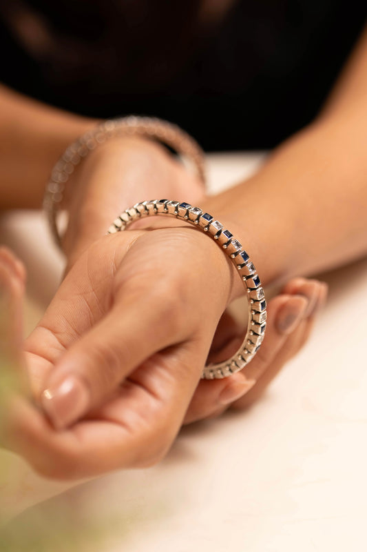 Mishi Sapphire Prism Bangle