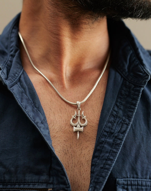 Shiva Trishul Divine Pendant