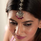 Ruby Celestial Kundan Chaandphool Maangtika