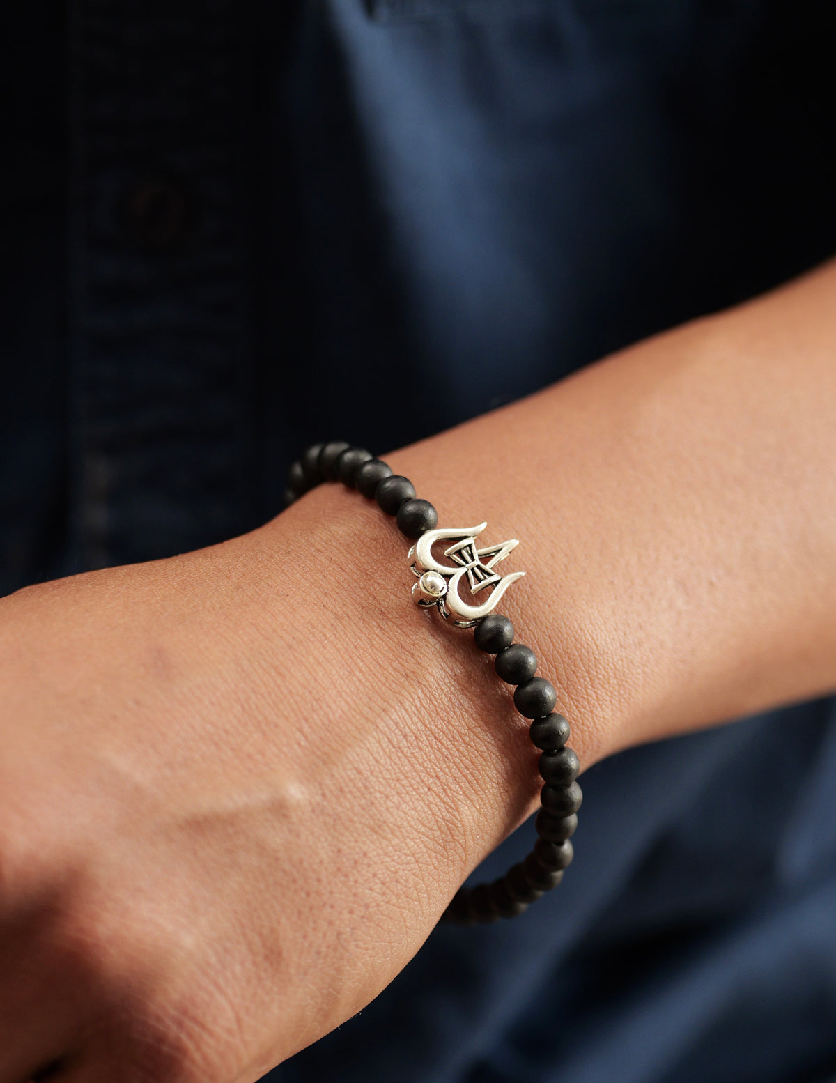 Shiva Trishul Karungali Bracelet