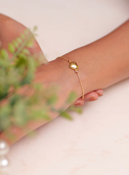 Aadhya Classic Heart Bracelet