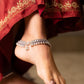 Anaya Classic Ball Motif Anklet Pair