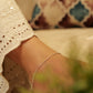 Anaya Intricate Bead Chain Anklet